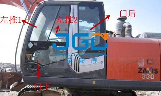 Máy đào Cab kính ZAX330 cửa kính chắn gió cửa sổ phía trước và phía sau kính