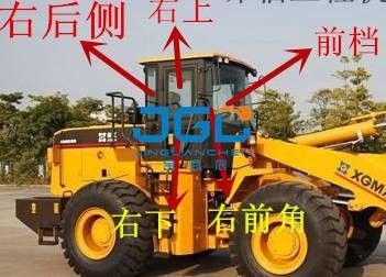 XG955 956 958 935 Loader Mặt trước và phía sau kính chắn gió cánh cửa và cửa sổ trái và phải