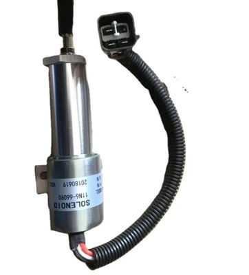 24v Hydraulic Stop Solenoid Original 11N6-66090-24 Excavator Fuel Stop Shutdown Các bộ phận của động cơ
