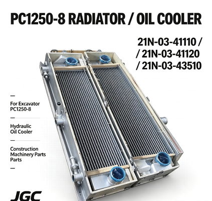 PC1250-8 Radiator 21N-03-41110 21N-03-41120 21N-03-43510 Radiator dầu thủy lực