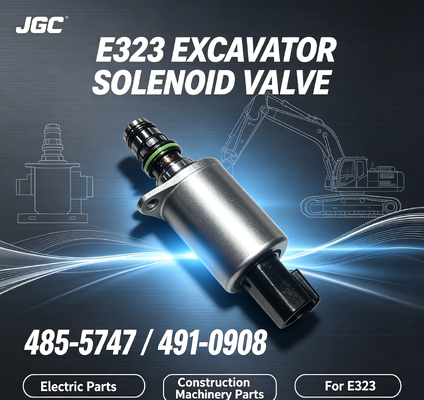 Van điện từ E323 485-5747 491-0908 của phụ tùng máy xúc Belparts