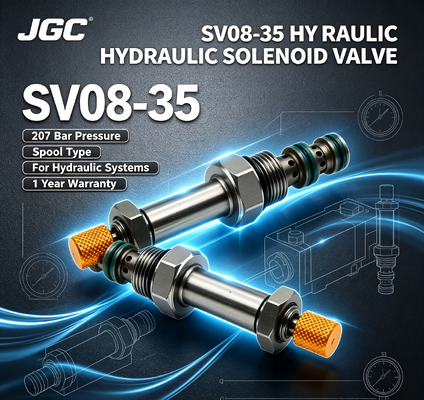 SV08-35 Máy phun điện dây cuộn vít trong thủy lực 207 bar áp suất 1 năm bảo hành cho hệ thống thủy lực