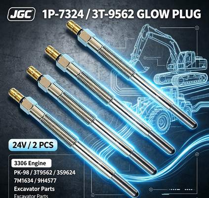 1P-7324 3T-9562 24V Glow Plug 2 PCS 3306 Động cơ SONOCMP Diesel Glow Plug cho PK-98 3T9562 3S9624 7M1634 9H4577 Bộ phận máy đào