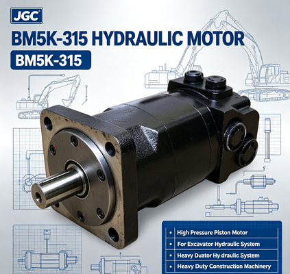 BM5K-315 Động cơ thủy lực Động cơ piston áp suất cao cho hệ thống thủy lực máy xúc Máy móc xây dựng hạng nặng