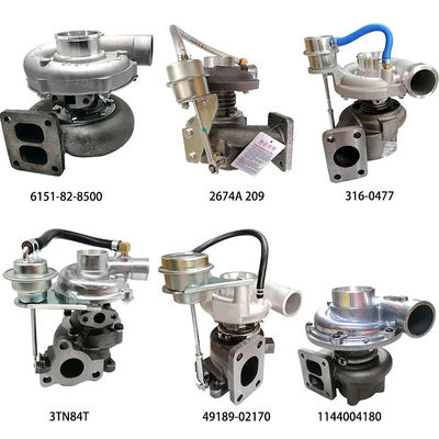 Bộ phận động cơ máy đào PC78 Diesel 4D95 Bộ tăng áp 49377-01600 6205818270 Turbo 4937701600 Bộ tăng áp
