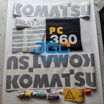 Nhãn dán thân máy phụ tùng máy xúc PC360 Nhãn dán máy xúc