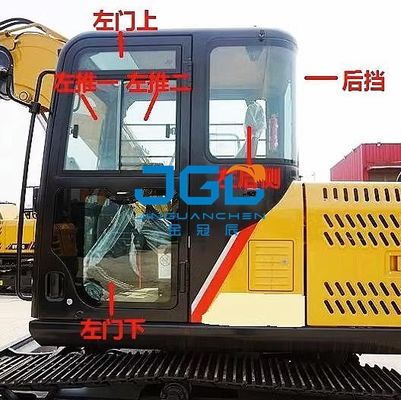 Máy đào SY75C SY65C Bánh trước Bánh trước Bánh dưới Cửa trời Cửa dưới Vách ngăn phía sau Kính cường lực bên trái