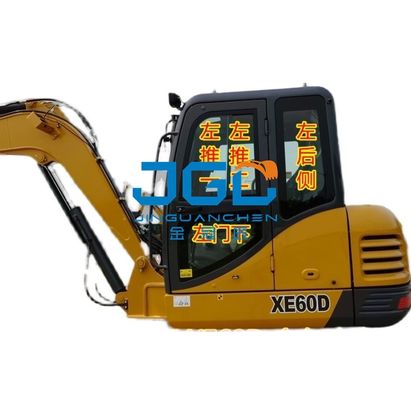 Kính chắn gió phía trước máy xúc XE60D Cửa dưới Cửa sổ trời Cánh tay phải Kính cường lực
