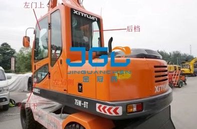Kính máy xúc 65-8 75-8 Chặn trước Cửa dưới Cửa dưới Cửa trời phía sau Kính chắn sau