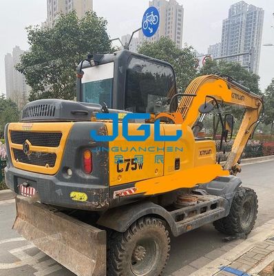 Kính máy xúc C75W Cab Bánh răng phía trước Cửa kính ô tô và cửa sổ sau Kính cường lực toàn bộ xe