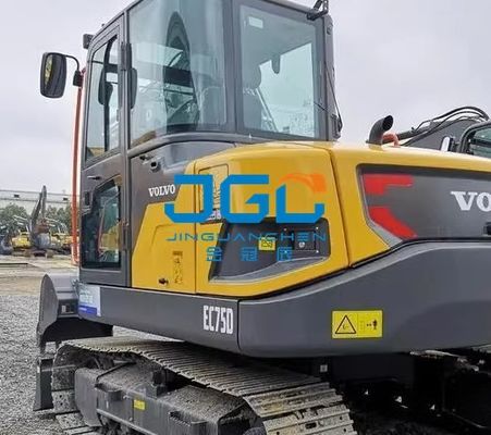 Máy xúc EC75D Kính phía trước Cửa trên và dưới bên trái Đẩy kính chắn gió phía sau Bên phải Cửa trời lớn