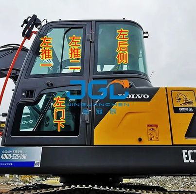 Máy xúc EC75D Kính phía trước Cửa trên và dưới bên trái Đẩy kính chắn gió phía sau Bên phải Cửa trời lớn