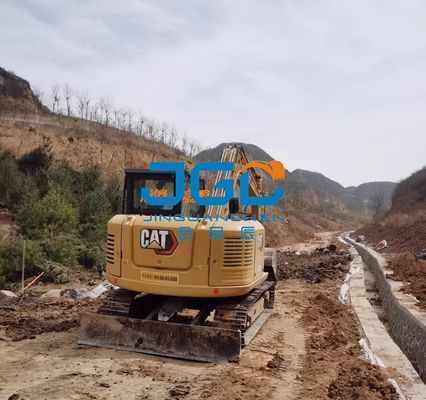 307 309 Đẩy và kéo kính cửa sổ cánh cửa bên trái trước và sau kính chắn gió của máy xúc