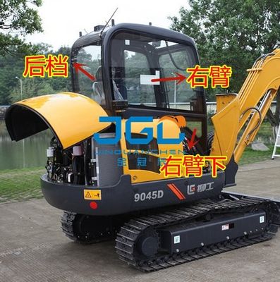 Phụ kiện máy xúc 9045E 9045D Tất cả Kính chắn gió ô tô Kính cường lực