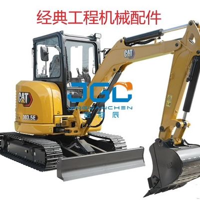 303C 303.5E2 Bánh trước gió phía trước của máy xúc Đẩy và kéo Bánh sau bằng kính cường lực