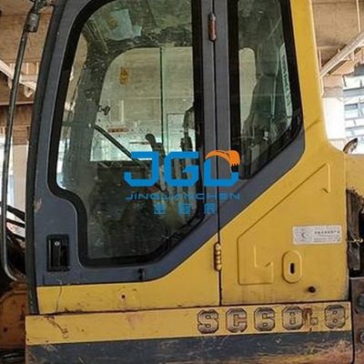 Kính máy xúc SC80 60 70 Kính chắn gió trước và sau Cửa bên trái Cửa sổ trượt bên phải Kính cửa sổ phía sau