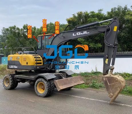 670BM 680 690 Kính chắn gió phía trước Máy xúc Cửa kính Cửa sổ trượt