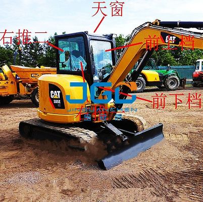 305.5 306E 308E2 Máy đào Kính chắn gió phía trước Cửa sổ trời trên và dưới Bánh răng phía sau Kính cửa sổ bên phải
