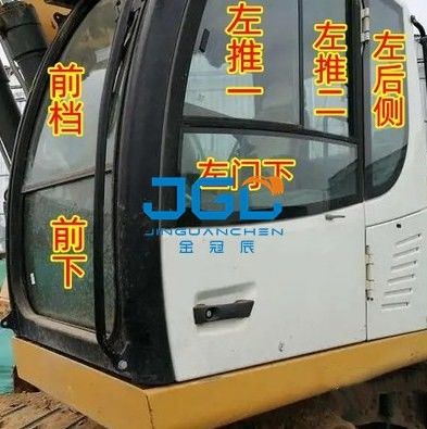 920 924 934 Máy Xúc Kính Chắn Gió Phía Trước Cửa Dưới Cửa Sổ Trượt Bánh Sau Kính Cánh Tay Phải