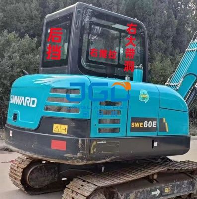 SWE60E 70 80 90 100 Máy đào Kính chắn gió phía trước Cửa trên và cửa dưới Cửa sổ trượt