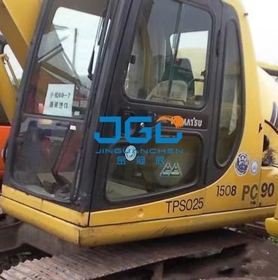 PC120-6 60-7 Máy đào Kính chắn gió phía trước Cửa sổ trượt Cửa sổ phía sau Kính cường lực phía sau