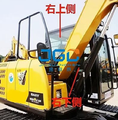 Kính chắn gió phía trước máy xúc 60D 60E2-H Cửa trái Cửa trên và dưới Bánh sau