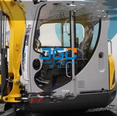 Máy đào Z38 50 60 Bánh trước Cửa sổ trượt phía trên và dưới bên trái Kính cường lực
