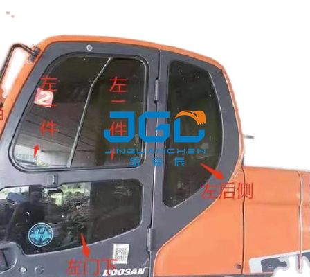 DX225-9C 75 260 Cánh tay phải của máy xúc Cửa sổ trượt bánh răng bằng kính phía trước được cường lực