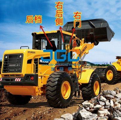 HL850K 850KS Bộ tải gió phía trước Bánh răng trái Cửa trên và dưới Phía sau Bánh sau Kính cường lực