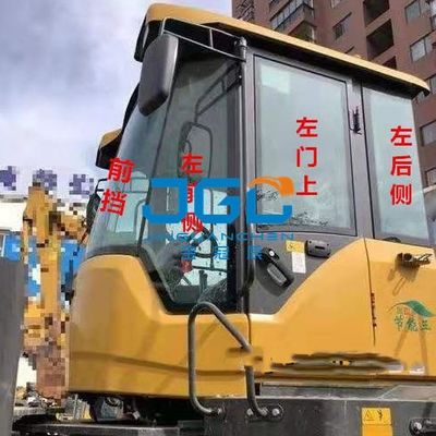 Kính chắn gió của máy xúc lật LG955F 968F 956 Cửa trước của xe nâng kính cường lực phía trên và dưới phía sau