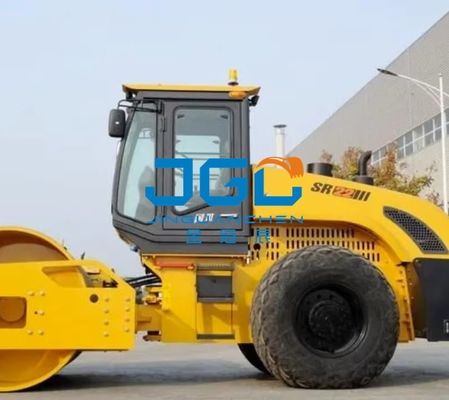 Road Roller SR22MPA Chiếc kính chắn gió phía trước cánh cửa trái và phải bánh xe phía trên và phía dưới phía sau thủy tinh nóng