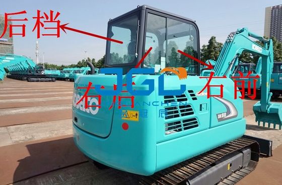 SK60-8 máy đào Gear phía trước Cửa sau và cửa sổ trái và phải trên và dưới cánh tay kính chắn gió