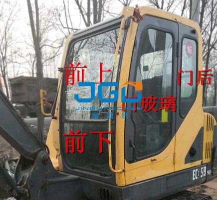 Máy xúc EC55B Cửa dừng phía trước phía sau Kính chắn gió bên trái và bên phải