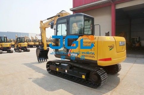 SY85C 70 95C Máy xúc bánh trước Cửa sổ phía sau và kính chắn gió trên và dưới