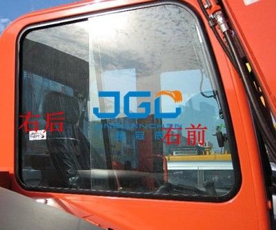 KX185-3 Máy đào trước và sau bánh răng trái và phải Cửa sổ và kính chắn gió trên và dưới