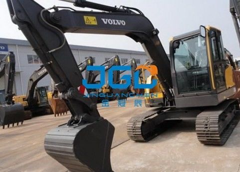 Máy xúc EC80D Bánh răng phía trước và phía sau Cửa sổ bên trái và bên phải và kính chắn gió trên và dưới