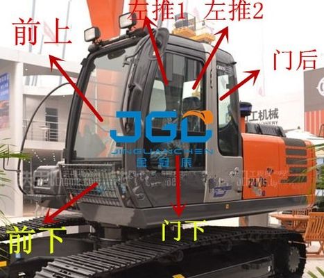 ZX360 210 240 200-3G Máy đào trước và sau bánh răng trái và phải Cửa, kính chắn gió trên và dưới