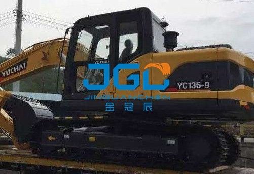 YC85-9 150 360 230 135-9 Máy đào Mặt trước và mặt sau kính chắn gió, cánh cửa và cửa sổ trái và phải