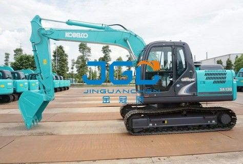SK130-8 Máy đào Mặt trước và cửa sau Chiếc đèn pha phía trên và phía dưới kính chắn gió sơn