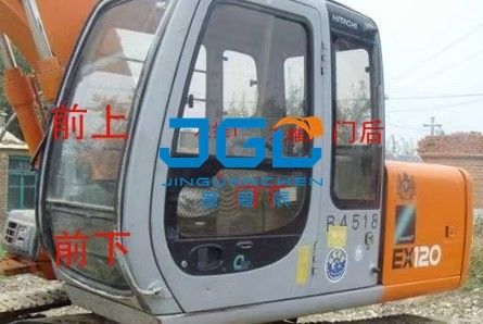 EX120-5 60-5 Kính máy xúc phía trước và phía sau Cửa trái và phải và cửa sổ Kính chắn gió trên và dưới