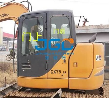 CX75 máy đào cửa kính và cửa sổ trái và phải phía trước và phía sau cánh lớn kính chắn gió