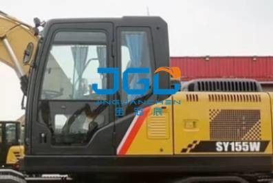 SY155W cửa thợ đào bánh trước và sau trái và phải cửa sổ phía dưới cánh tay lớn kính chắn gió