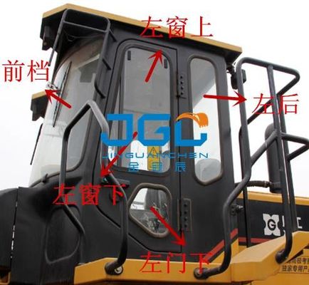 XG951-3 931-3 Loader Gear phía trước Cửa sau và cửa sổ Cầm ga trái và phải Kính chắn gió