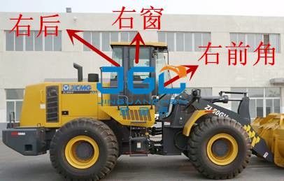 ZL50GV Loader Khối bánh trước Khối phía sau Cửa trái và phải và Kính chắn gió Windows