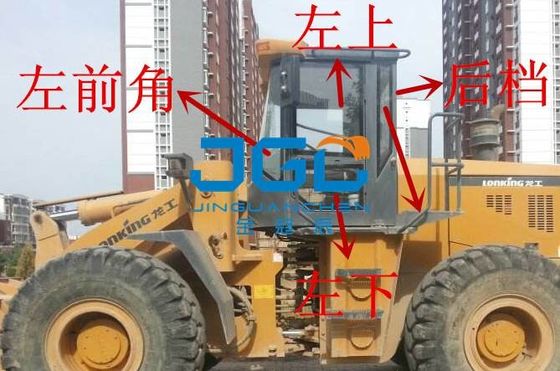 ZL50C 50D 50E Máy Xúc Bánh Trước Bánh Sau Bên Trái Và Bên Phải Cửa Sổ Góc Bên Xe Nâng Kính Cường Lực