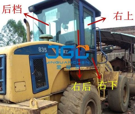 LG835 Loader Glass Front Gear Rear Block cánh cửa trái và phải và kính chắn gió cửa sổ