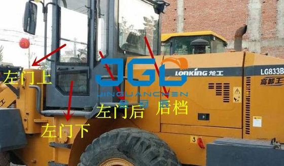 LG833B Loader Front Stop Rear Stop Bên trái và bên phải cửa sổ góc bên kính chắn gió