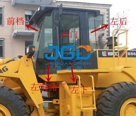 LG856 Loader Dừng trước Dừng phía sau Cửa sổ bên trái và bên phải Kính chắn gió góc kính