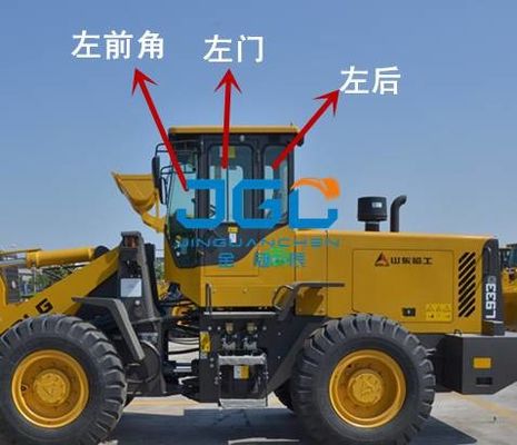 L933D Loader Stop phía trước Đỗ phía sau Bên trái và bên phải cửa sổ góc bên cửa sổ phía trước