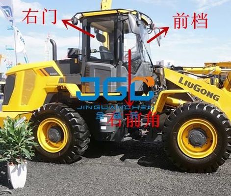 835H Loader trước và sau bánh răng trái và phải Cửa và cửa sổ kính chắn gió